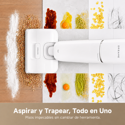 DREAME - Aspiradora Inalámbrica 3 en 1 | Superligera y Portátil