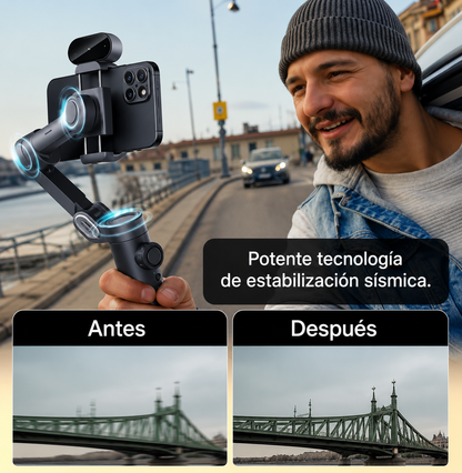 Trípode para Celular con Control Bluetooth | Fotos y Videos Estables a Distancia